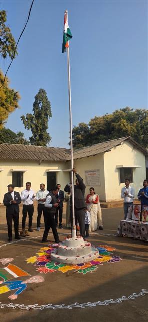 गणतंत्र दिवस ध्वजारोहण कार्यक्रम